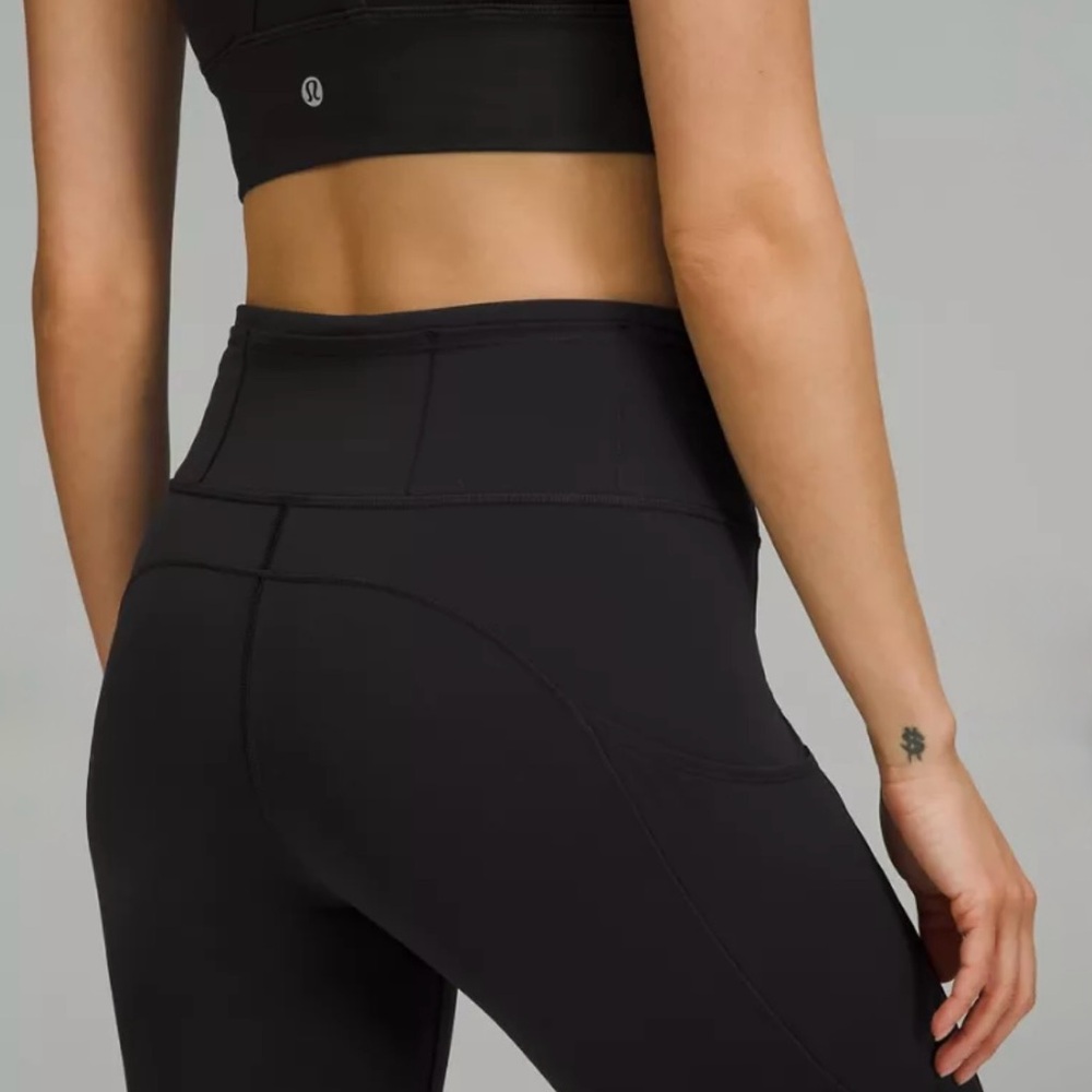 LULULEMON Fast and Free Reflective High-Rise Crop 19” Authentic
